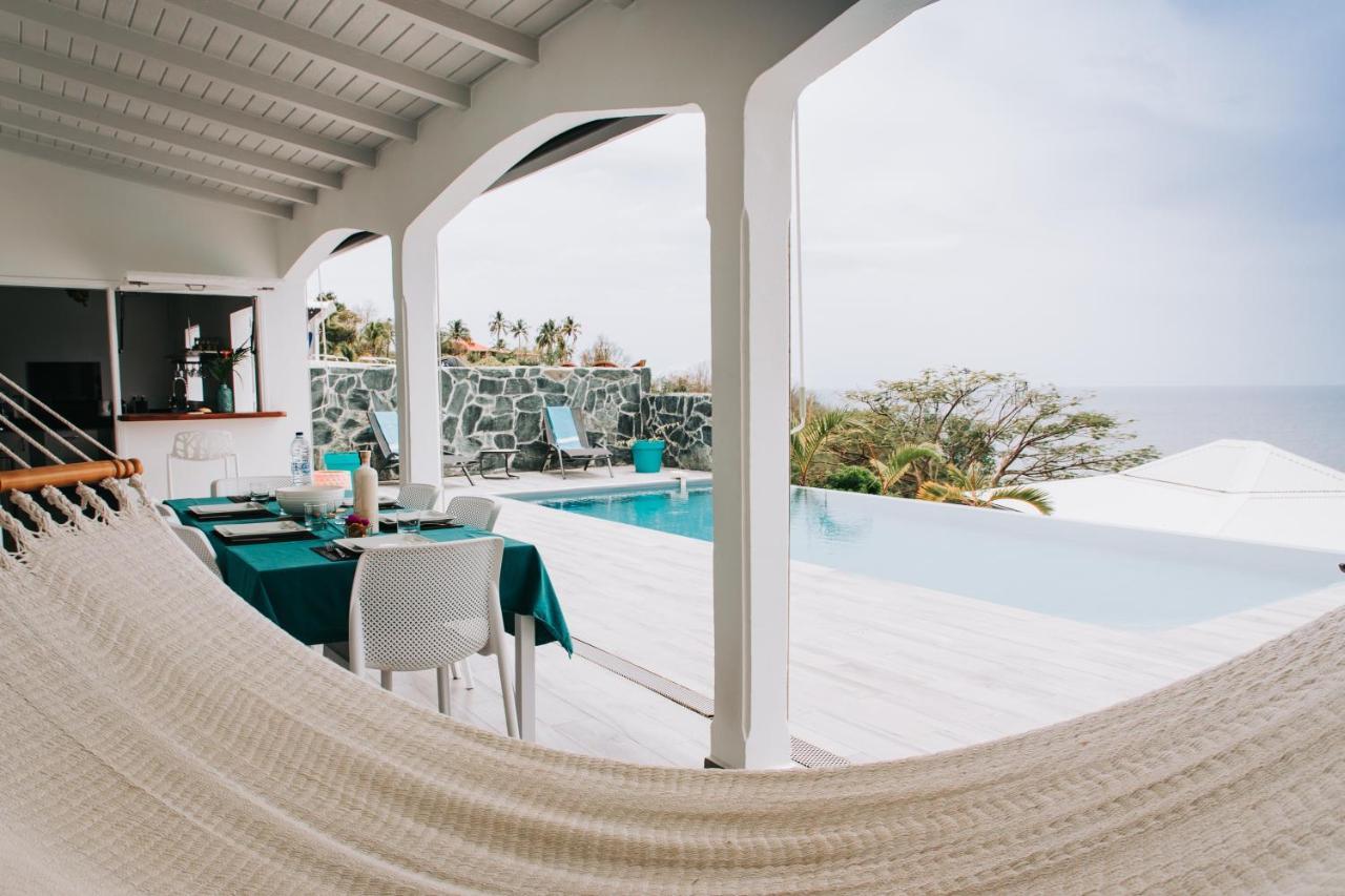 Sunset Palm - Villa Creole Avec Piscine Face Au Coucher De Soleil Et A La Reserve Cousteau Bouillante Zewnętrze zdjęcie