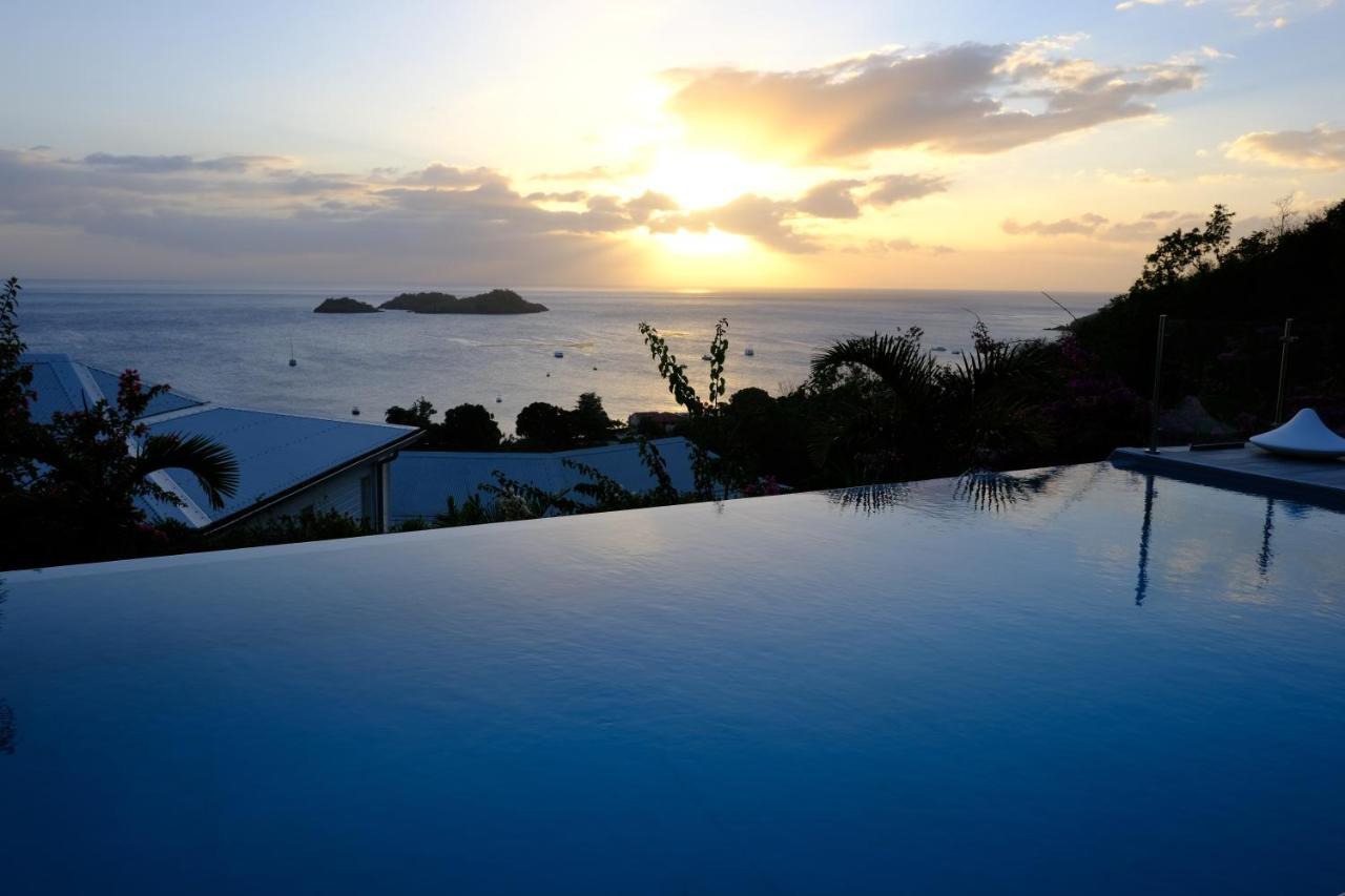 Sunset Palm - Villa Creole Avec Piscine Face Au Coucher De Soleil Et A La Reserve Cousteau Bouillante Zewnętrze zdjęcie