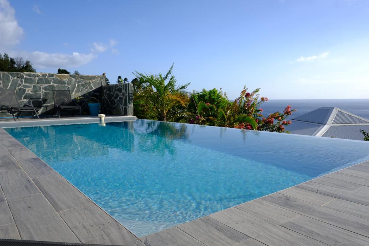 Sunset Palm - Villa Creole Avec Piscine Face Au Coucher De Soleil Et A La Reserve Cousteau Bouillante Zewnętrze zdjęcie