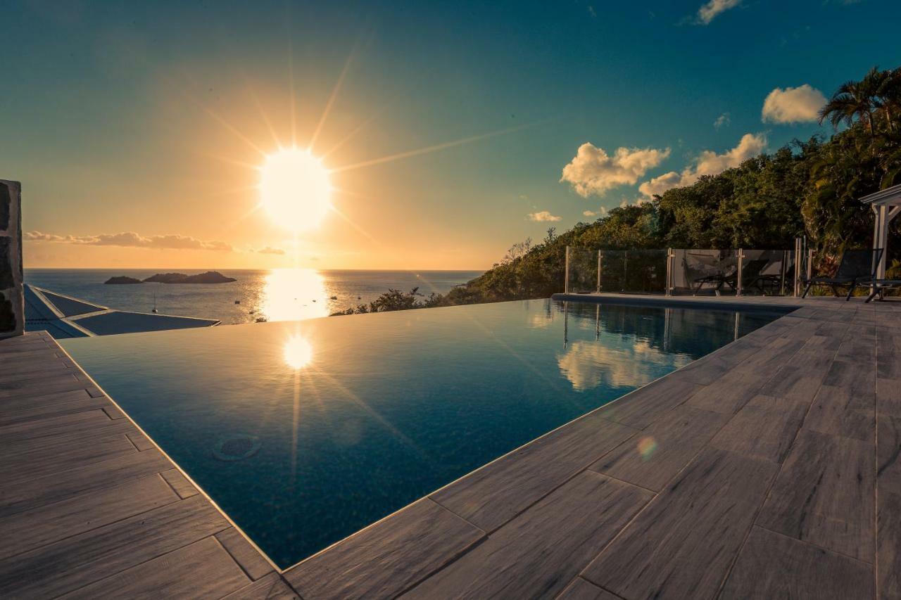 Sunset Palm - Villa Creole Avec Piscine Face Au Coucher De Soleil Et A La Reserve Cousteau Bouillante Zewnętrze zdjęcie